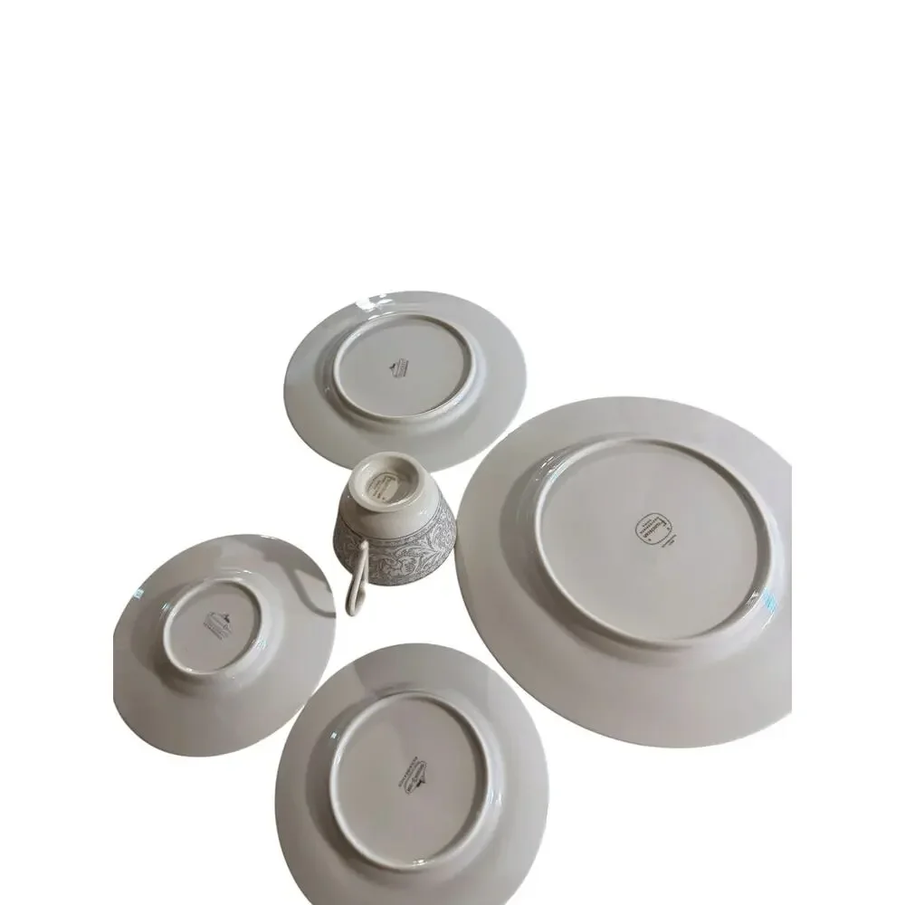 Franciscan Grey Renaissance 5 Piece Place Setting
